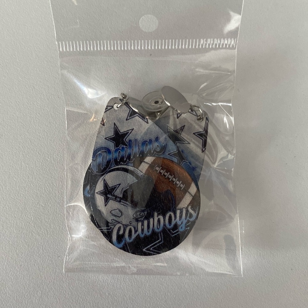 Dallas Cowboys Dangle Earrings
